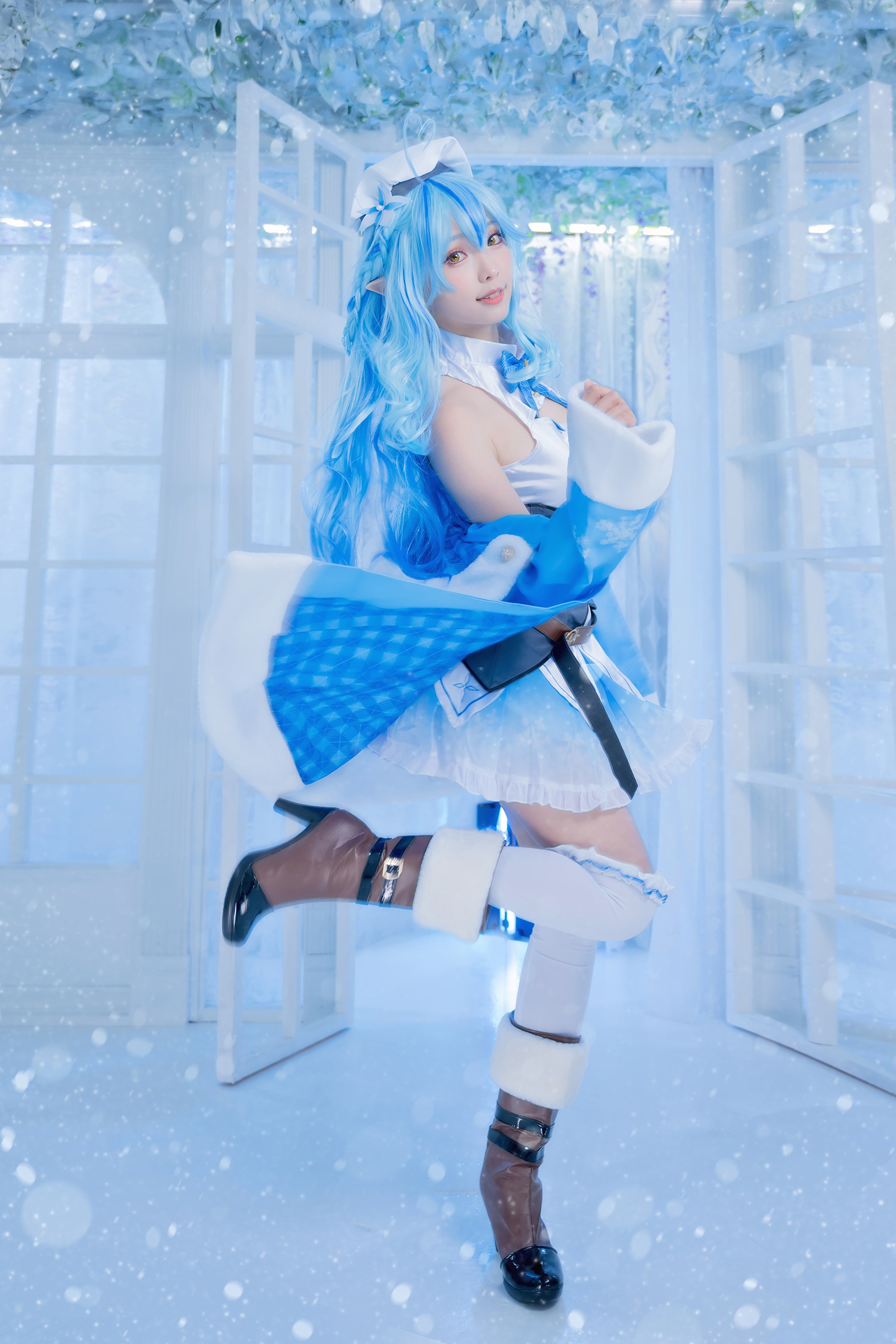 图片[1]-ElyEE子 – NO.103 Yukihana Lamy [18P]-XikXak